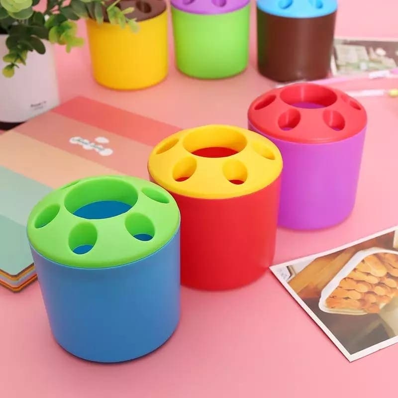 5 Holes Multipurpose Candy Colored Toothbrush Storage Holder, Special Porous Couple Creative Toothbrush Container, Multifunctional Desktop Pen Holder 5 Holes Multipurpose Candy Colored Toothbrush Storage Holder, Special Porous Couple Creative Toothbrush Container, Multifunctional Desktop Pen Holder